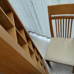 Solid oak dining chairs/Kitchen chairs- Four