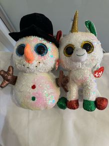 2x Christmas toys. TY