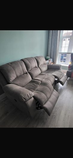 3 & 1 seater reclining sofa