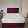 Small double bed set (headboard and mattress) included Image 3