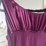 Quin and Donnelly Velvet and silk dress Aubergine/purple colour Image 10