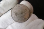 1966  Ireland Half Crown Coin