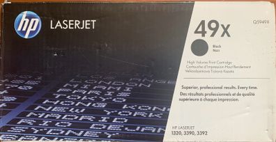 HP Laser Printer: 49X Original Toner Cartridge Q5949X Black