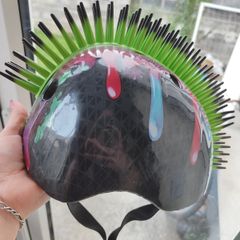 Kids mohawk style bicycle helmet