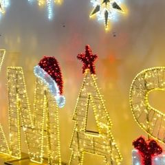 Large light up XMAS display