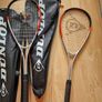Squash Rackets x 2 + Covers (2) + 3 Squash Balls Image 2