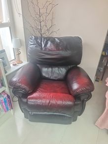leather recliner armchair