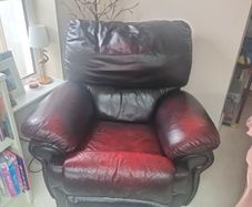 leather recliner armchair