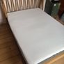 Solid Oak Scandi Double Bed Frame Image 2