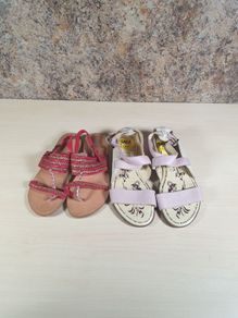 Womens sandals open toe flats bundle Size UK 4 EU 34 monsoon and amazonas brazil