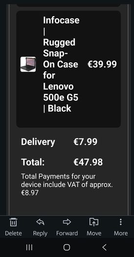 Lenovo  500 chrome book cover heavy duty