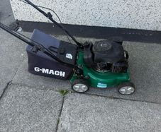 petrol lawnmower