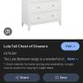 Kate locker and chest of drawers taupe Image 6