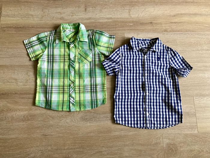 2 short sleeve shirt, 5/6y