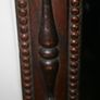 Vintage Heavy Oak Mirror Image 3
