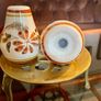 Vintage Set Hand Painted Ceramic Salt & Pepper Shakers Mid Century Image 8
