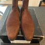 Magnanni Men's Cognac Suede Chelsea Boots Image 3