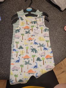 Brand new with tags sleeveless Baby romper 2 piece set
