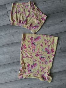 NEXT Girls Floral Pjs (Age 8) Like New (100% Cotton)