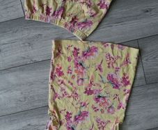 NEXT Girls Floral Pjs (Age 8) Like New (100% Cotton)