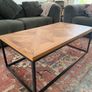 Rustic Oak & Peppercorn Coffee Table Image 4