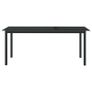 Garden Table Anthracite 190x90x74 cm Aluminium and Glass Image 2