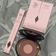 charlotte tilbury lip cheat pillow talk 2 medium and CHEEK TO CHIC in pillow talk Intense brand new