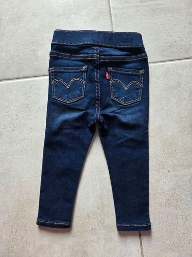12m, Bnwot Levi's Baby Girls Jean Leggings with Stretchy Elasticated Waistband