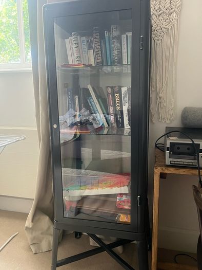 glass display case cabinet