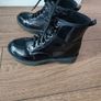 Next girls black boots Image 4