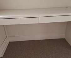 Micke Ikea white desk