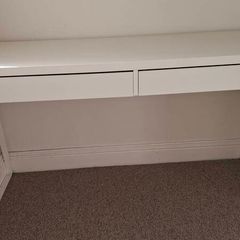 Micke Ikea white desk