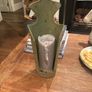 Metal verdigris wall sconce Image 2