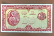 Irish Twenty pound Lavery Note