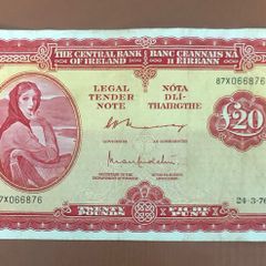 Irish Twenty pound Lavery Note
