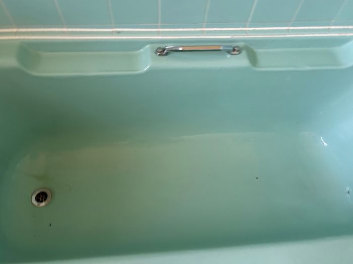 Vintage bath, bidet, basin and pedestal