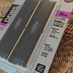Crucial Ddr5 32gb 2x16gb @6400mt's