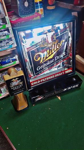 Miller Genuine Draft pub memorabilia