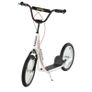 Kick Scooters for Kids with Adjustable Height, Anti-Slip Deck, Dual Brakes, Rubber Tyres, for Boys and Girls Aged 5+ Years Old - White Image 4