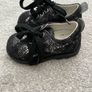 Primigi Baby Girls Black Silver Metallic Shimmer Leather Shoes EU 20 UK 4 Image 3