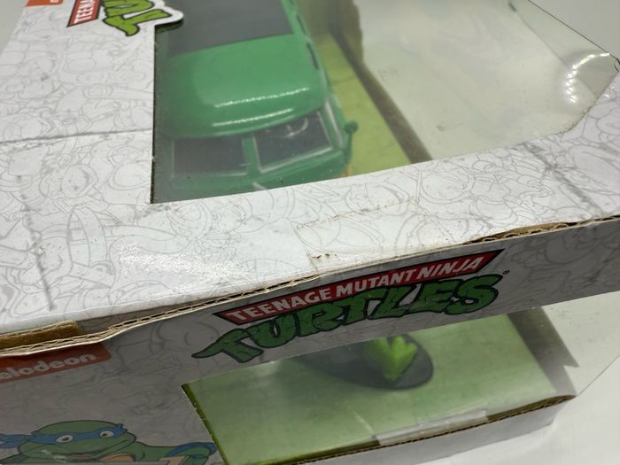 Jada 1:24 TMNT Teenage Mutant Ninja Turtles LEONARDO & 1962 VOLKSWAGEN VW BUS Model diecast die cast