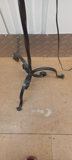 Freestanding wrought iron 60s working floor lamp - beautiful