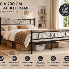 Double Bed Frame Metal