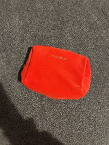 Small clarins make up bag