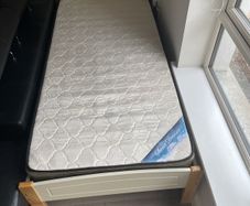 Single bed with mattress