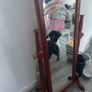Standing wooden mirror Image 4