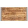Dining Table 120x60x75 cm Solid Rough Mango Wood Image 4