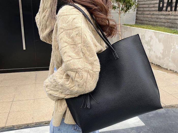 Tote Bag for Women,Ladies Handbag,Soft PU Leather Large Capacity Women's Top Handle Shoulder Bag