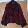 Neslay Red/Black  Box Jacket. S .18.   New- No Tag. Image 2