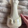 Vintage Belleek Ireland Moore Tulip Vase - 6th Green Mark (1965-1980) Image 3